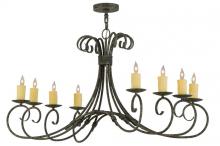 Meyda Blue 146659 - 48"L Elon 8 LT Oblong Chandelier