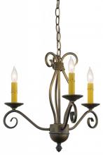 Meyda Blue 156774 - 18" Wide Sienna 3 Light Chandelier