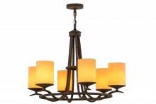 Meyda Blue 156964 - 36"W Octavia 6 LT Chandelier