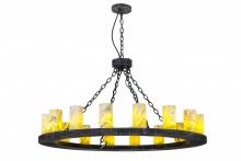 Meyda Blue 168321 - 48"W Loxley Jadestone 16 LT Chandelier