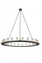 Meyda Blue 169996 - 72" Wide Loxley 24 Light Chandelier