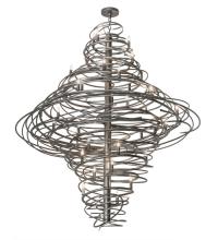 Meyda Blue 172410 - 60"W Cyclone 36 LT Chandelier