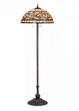 Meyda Blue 17534 - 63"H Tiffany Turning Leaf Floor Lamp