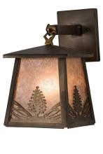 Meyda Blue 182078 - 7"W Mountain Pine Hanging Wall Sconce