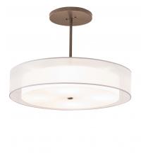 Meyda Blue 216022 - 30" Wide Cilindro Textrene Pendant