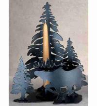 Meyda Blue 22361 - Moose on the Loose Candle Holder