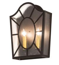 Meyda Blue 243685 - 12" Wide Austin 2 Light Wall Sconce