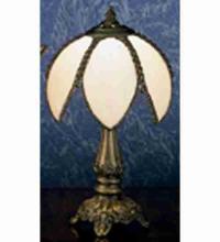 Meyda Blue 26782 - 12" High Petal Bud Mini Lamp