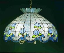 Meyda Blue 31209 - 20"W Roseborder Pendant