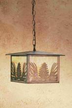 Meyda Blue 51002 - 12" Square Mountain Pine Lantern Pendant