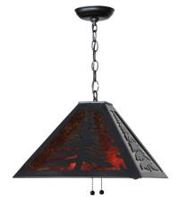 Meyda Blue 66895 - 15.5"Sq Tall Pines Pendant