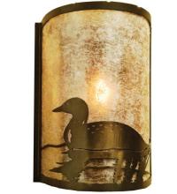 Meyda Blue 68172 - 8"W Loon Left Wall Sconce