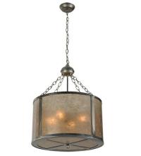 Meyda Blue 68316 - 20"W Smythe Craftsman Inverted Pendant