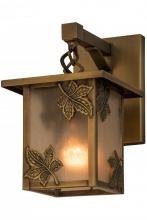 Meyda Blue 88377 - 6.5"W Hyde Park Maple Leaf Hanging Wall Sconce