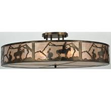 Meyda Blue 99865 - 48" Wide Cowboy Semi-Flushmount