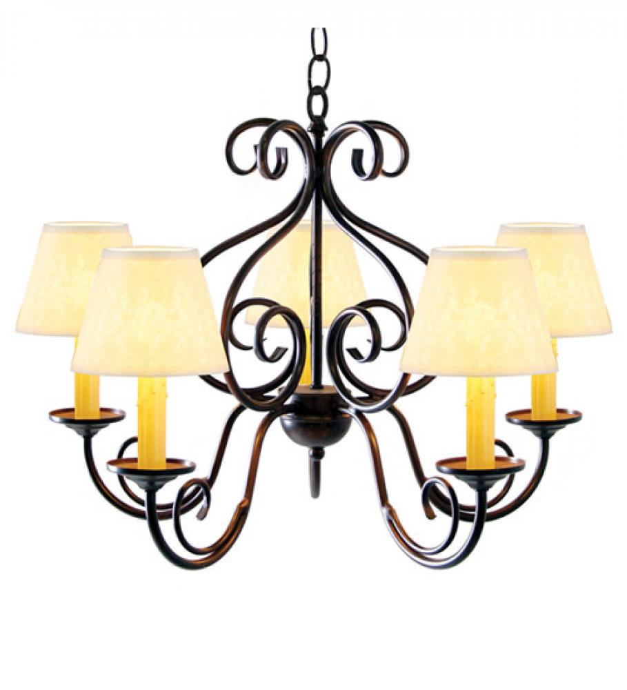 24" Wide Jenna 5 Light Chandelier