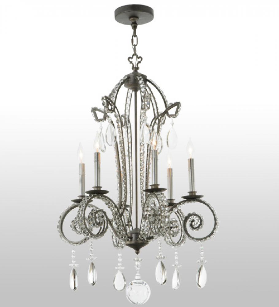 24"W Lucerne 6 LT Chandelier