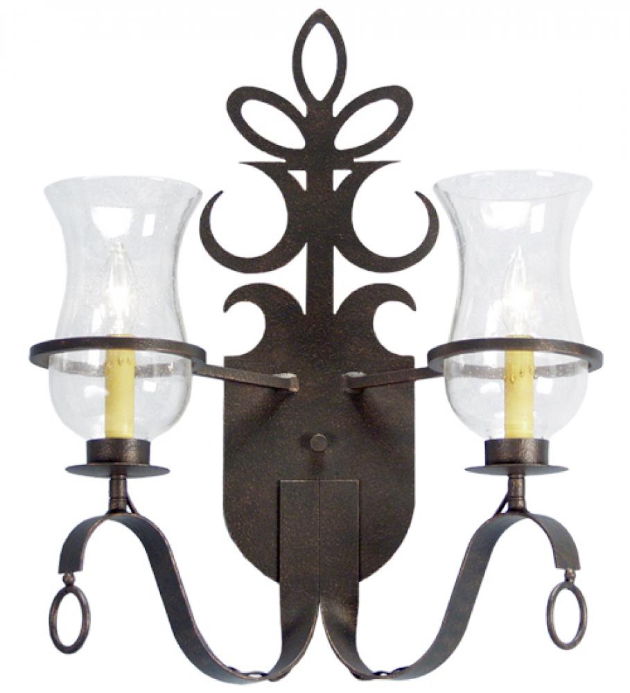 12" Wide Narcissus 2 Light Wall Sconce