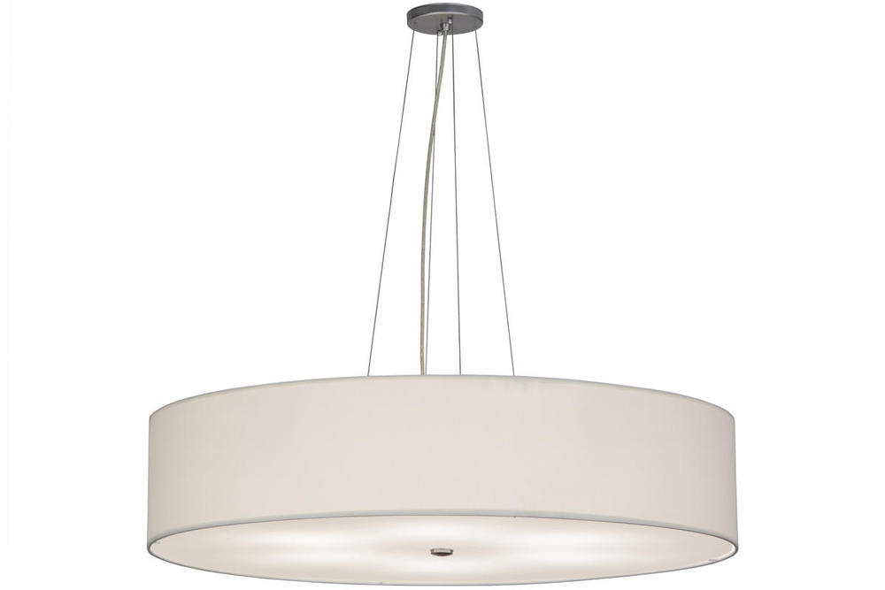 36" Wide Cilindro White Textrene Pendant