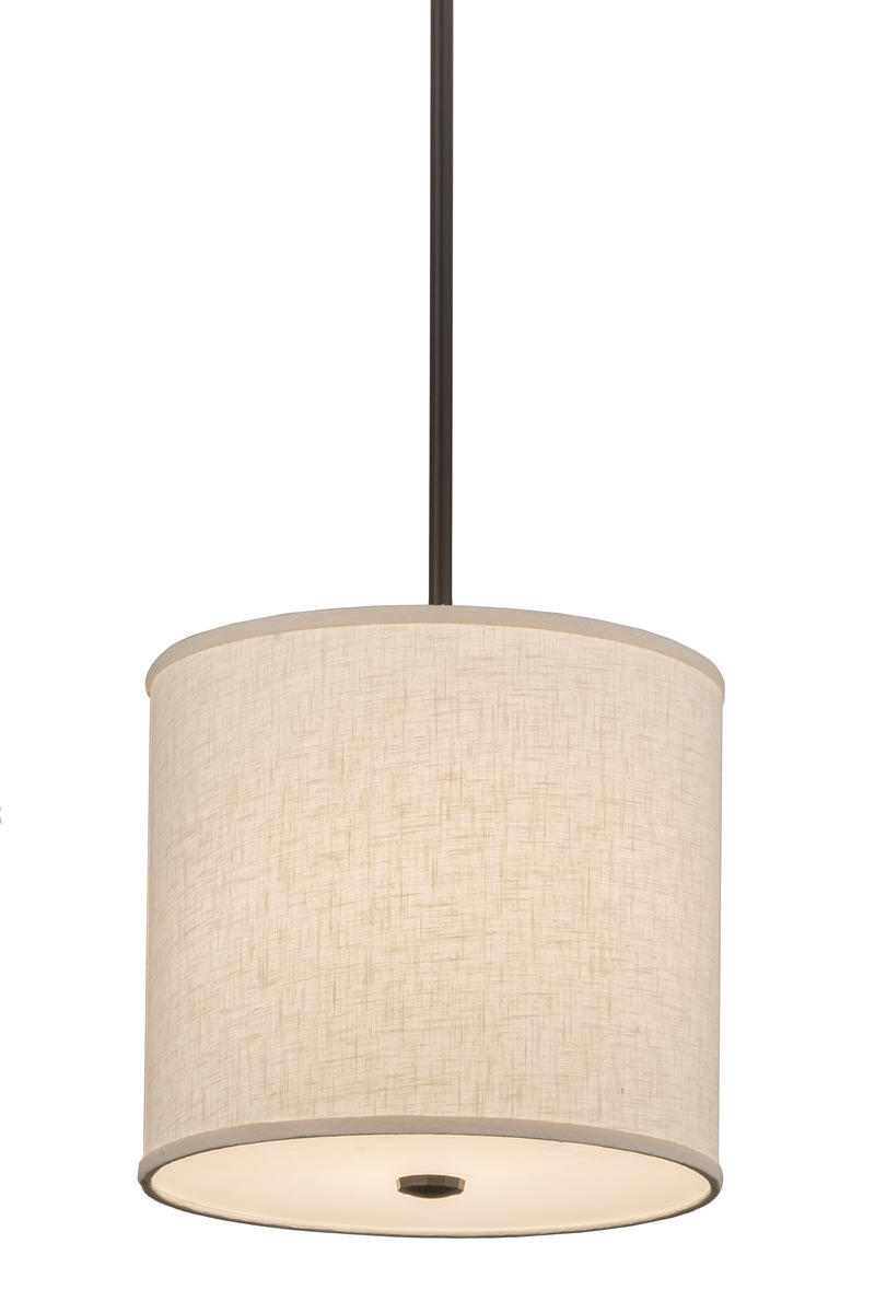 12" Wide Cilindro Textrene Pendant