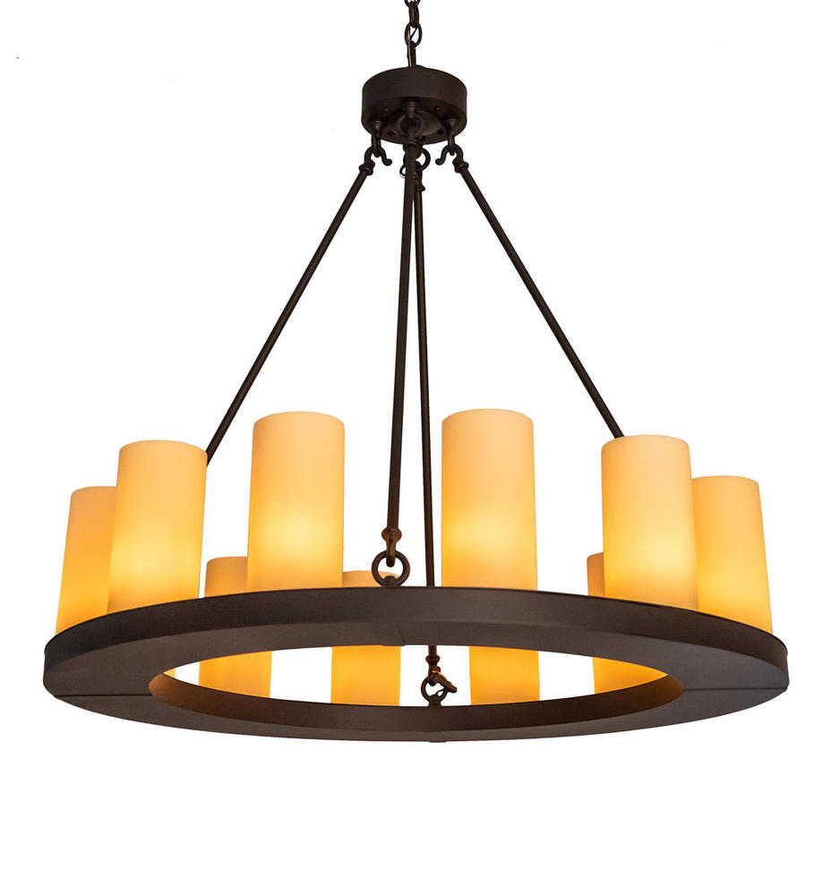 36" Wide Loxley 12 Light Chandelier