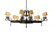 2nd Avenue Designs Blue 116473 - 60" Wide Andorra 12 Light Chandelier