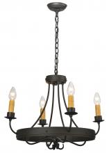 2nd Avenue Designs Blue 112632 - 25"W Franciscan 4 LT Chandelier