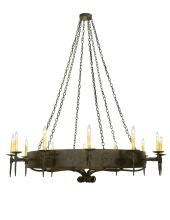 2nd Avenue Designs Blue 112814 - 72" Wide Warwick 12 Light Chandelier