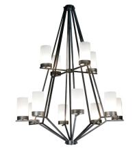 2nd Avenue Designs Blue 115096 - 60"W Galen 12 Lt Two Tier Chandelier