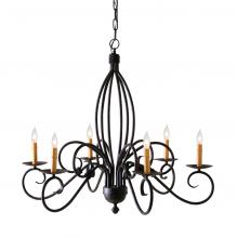 2nd Avenue Designs Blue 115286 - 36" Wide Squire 6 Light Chandelier