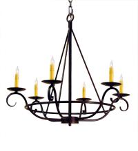 2nd Avenue Designs Blue 115989 - 32" Wide Estrella 6 Light Chandelier