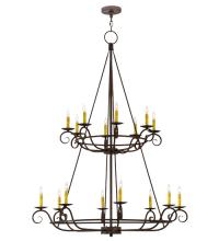 2nd Avenue Designs Blue 116031 - 45"W Estrella 16 LT Two Tier Chandelier