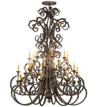 2nd Avenue Designs Blue 116521 - 60"W Serratina 32 LT Chandelier