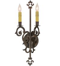 2nd Avenue Designs Blue 117925 - 8"W Aneila 2 LT Wall Sconce