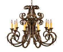 2nd Avenue Designs Blue 119763 - 42" Wide Serratina Chandelier