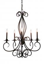 2nd Avenue Designs Blue 120308 - 28" Wide Phillipe 5 Light Chandelier