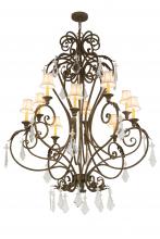 2nd Avenue Designs Blue 120429 - 48"W Josephine 10 LT Chandelier