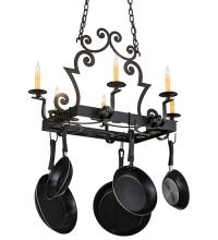 2nd Avenue Designs Blue 121242 - 35"L Elara 6 LT Pot Rack