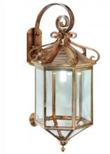 2nd Avenue Designs Blue 122800 - 21"W Anza Lantern Wall Sconce