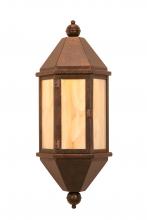 2nd Avenue Designs Blue 128018 - 10" Wide Plaza Lantern Wall Sconce