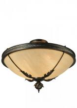 2nd Avenue Designs Blue 132431 - 30" Wide Hoja Semi-Flushmount