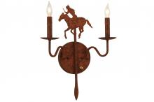 2nd Avenue Designs Blue 140038 - 13" Wide High Plains Rider 2 Light Wall Sconce