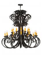 2nd Avenue Designs Blue 141577 - 50"W Serratina 24 LT Chandelier