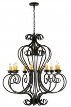 2nd Avenue Designs Blue 141833 - 42" Wide Fernando 10 Light Chandelier