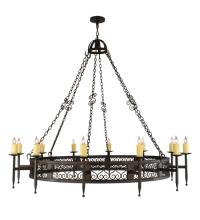 2nd Avenue Designs Blue 142552 - 72"W Toscano 12 LT Chandelier