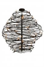 2nd Avenue Designs Blue 145021 - 79"W Cyclone 36 LT Chandelier