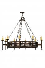 2nd Avenue Designs Blue 146062 - 60"W Toscano 10 LT Chandelier