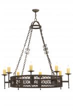 2nd Avenue Designs Blue 149198 - 48"W Toscano 8 LT Chandelier