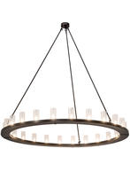 2nd Avenue Designs Blue 150361 - 72" Wide Loxley 24 LT Chandelier