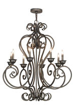 2nd Avenue Designs Blue 153862 - 36" Wide Fernando 8 Light Chandelier